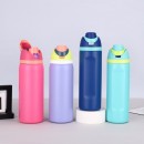304 Stainless Steel Bounce Double Drink Large Capacity Portable Thermos Cup