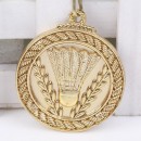 Badminton Metal Medal