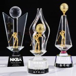 高爾夫球水晶獎座