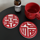 Heat-insulating cup mat