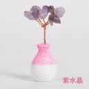 花瓶水晶樹