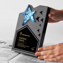 Five-Pointed Star Crystal Trophy