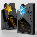 Five-Pointed Star Crystal Trophy