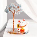 招財貓水晶樹