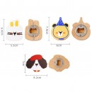 Magnetic refrigerator sticker bottle opener