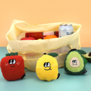 訂製燈芯絨折疊購物袋公仔