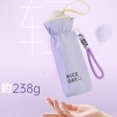 五摺彩膠晴雨傘