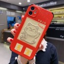 Embossed embroidery phone case