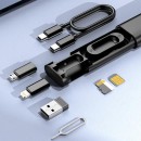 带镜便携充电线收纳盒
