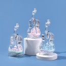 小提琴城堡流沙彩燈擺飾