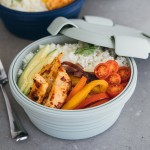 环保硅胶折叠饭盒