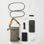 Crossbody ID card storage bag and mobile phone bag