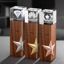 星星實木水晶座 星星實木水晶座