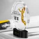 Basketball Crystal Trophy