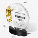 FootBall Crystal Trophy