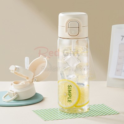 雙飲吸管運動水樽