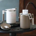 304 stainless steel mug with tea strainer