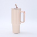 Stainless steel straw thermos cup Stainless steel straw thermos cup
