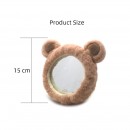 毛絨台式化妝鏡 毛絨台式化妝鏡