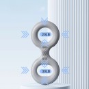 八字握力圈矽膠握力器