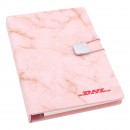 PU Marbled Cover Notebook with Sticky