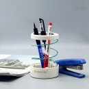 Folding pen holder