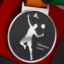 Badminton Metal Medal