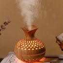 創意木紋花瓶加濕器