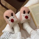 Christmas Reindeer Cotton Slippers Christmas Reindeer Cotton Slippers