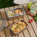 Pure titanium glass lid lunch box Pure titanium glass lid lunch box