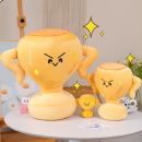 獎座毛絨掛件鑰匙扣