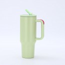 Stainless steel straw thermos cup Stainless steel straw thermos cup