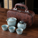 汝窯旅行茶具套裝