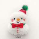 圣诞毛绒胸针/挂件