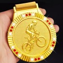 骑行金属奖牌