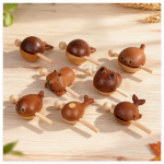 Stress-Relieving Wooden Fish