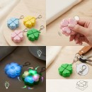 Four-Leaf Clover Stress Relief Keychain Four-Leaf Clover Stress Relief Keychain