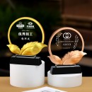 金银铜水晶奖座 金银铜水晶奖座