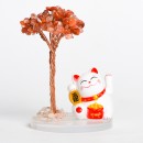 招財貓水晶樹