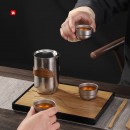 純鈦雙層一壺四杯泡茶套裝
