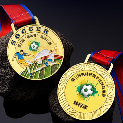 Football Metal Medal