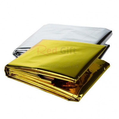 Gold Silver PET First Aid Insulation Blanket