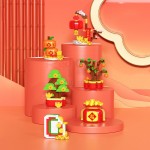 新春迷你減壓積木擺件