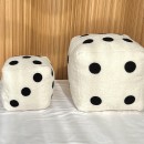 仿真骰子毛绒玩具靠枕