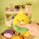 毛絨捏捏樂吐泡泡水果解壓掛件 毛絨捏捏樂吐泡泡水果解壓掛件