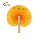 SmallRound Fan With Wooden Handle