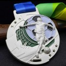 Football Metal Medal