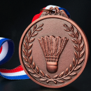 Badminton Metal Medal