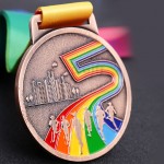 Colorful Marathon Medal