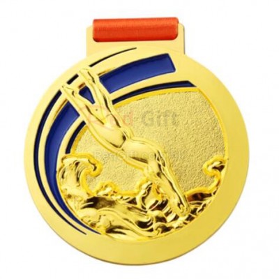 Swimming Metal Medal